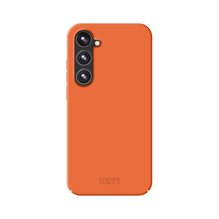 For Samsung Galaxy S23 FE 5G MOFI Qin Series Skin Feel All-inclusive PC Phone Case(Orange) - Galaxy Phone Cases by MOFI | Online Shopping South Africa | PMC TechLife