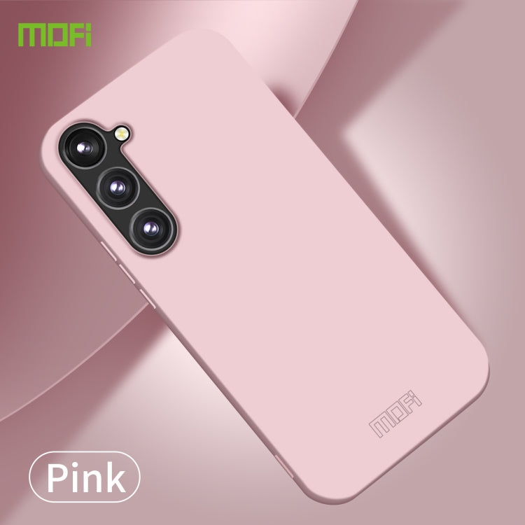 For Samsung Galaxy S23 FE 5G MOFI Qin Series Skin Feel All-inclusive PC Phone Case(Pink) - Galaxy Phone Cases by MOFI | Online Shopping South Africa | PMC TechLife | Buy Now Pay Later Mobicred