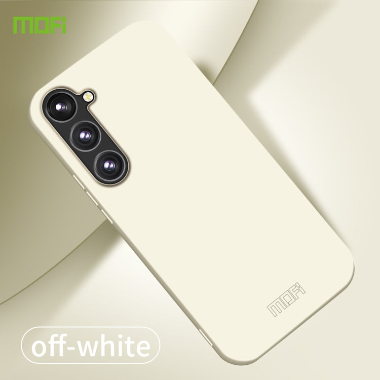 For Samsung Galaxy S23 FE 5G MOFI Qin Series Skin Feel All-inclusive PC Phone Case(Beige) - free shipping - PMC TechLife - Order now!