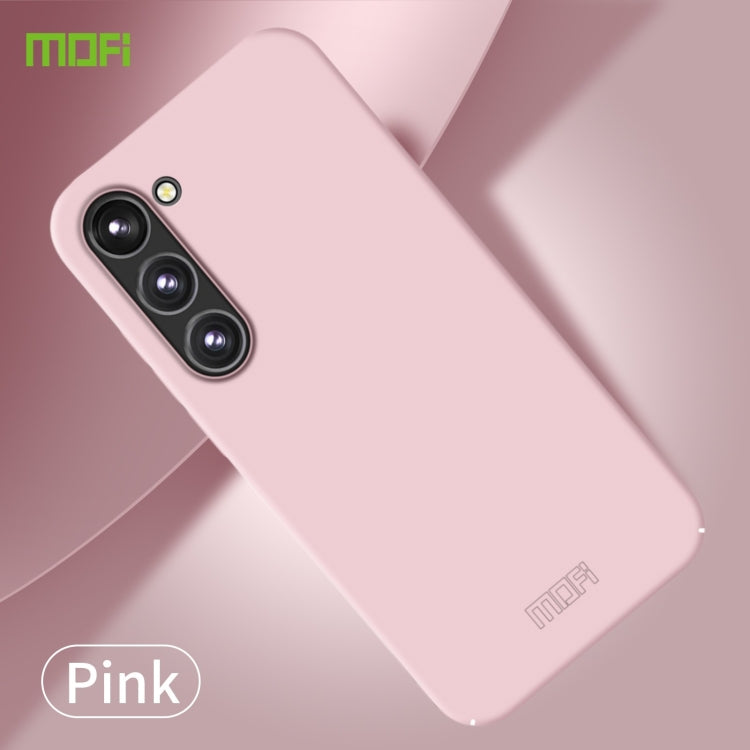 For Samsung Galaxy A34 5G MOFI Qin Series Skin Feel All-inclusive PC Phone Case(Pink) - Galaxy Phone Cases by MOFI | Online Shopping South Africa | PMC TechLife | Buy Now Pay Later Mobicred