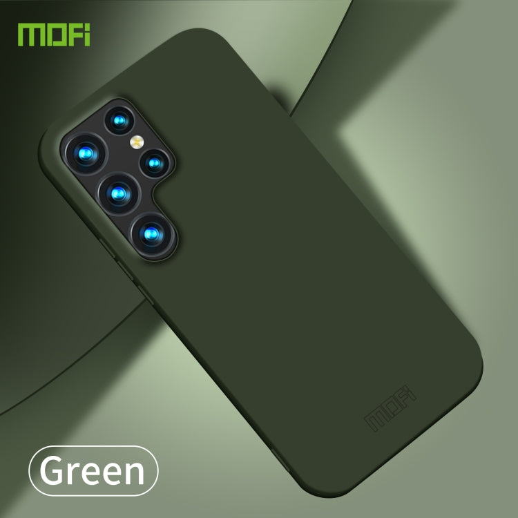 For Samsung Galaxy S23 Ultra 5G MOFI Qin Series Skin Feel All-inclusive PC Phone Case(Green) - Galaxy S23 Ultra 5G Cases by MOFI | Online Shopping South Africa | PMC TechLife | Buy Now Pay Later Mobicred