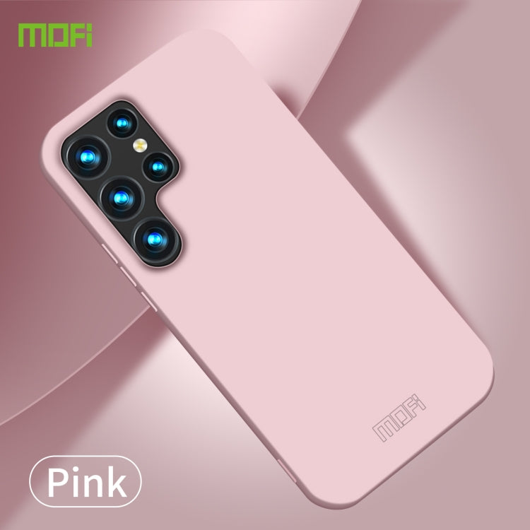 For Samsung Galaxy S23 Ultra 5G MOFI Qin Series Skin Feel All-inclusive PC Phone Case(Pink) - Galaxy S23 Ultra 5G Cases by MOFI | Online Shopping South Africa | PMC TechLife | Buy Now Pay Later Mobicred