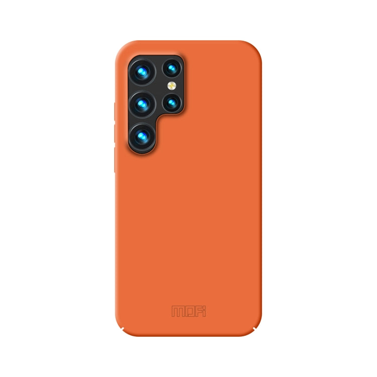 For Samsung Galaxy S24 Ultra 5G MOFI Qin Series Skin Feel All-inclusive PC Phone Case(Orange) - Galaxy S24 Ultra 5G Cases by MOFI | Online Shopping South Africa | PMC TechLife