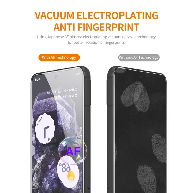 For Google Pixel 8 10pcs ENKAY Hat-Prince 0.26mm 9H 2.5D High Aluminum-silicon Tempered Glass Film - free shipping - PMC TechLife - Order now!