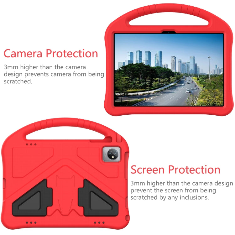 For Teclast P40HD 2022 / P40S 2023 EVA Shockproof Tablet Case with Holder(Red) - Teclast by PMC TechLife | Online Shopping South Africa | PMC TechLife | Buy Now Pay Later Mobicred