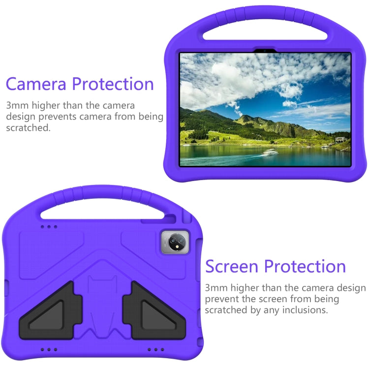 For Teclast P40HD 2022 / P40S 2023 EVA Shockproof Tablet Case with Holder(Purple) - Teclast by PMC TechLife | Online Shopping South Africa | PMC TechLife | Buy Now Pay Later Mobicred