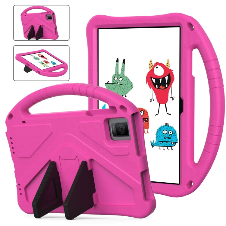 For Blackview Tab 11 WiFi 2023 / SE / 2021 EVA Shockproof Tablet Case with Holder(Rose Red) - Others by PMC TechLife | Online Shopping South Africa | PMC TechLife
