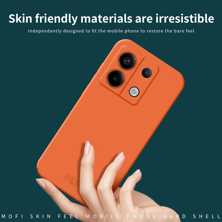 For Xiaomi Redmi Note 13 MOFI Qin Series Skin Feel All-inclusive PC Phone Case(Black) - Note 13 Cases by MOFI | Online Shopping South Africa | PMC TechLife