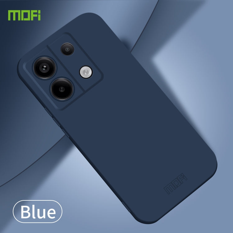 For Xiaomi Redmi Note 13 MOFI Qin Series Skin Feel All-inclusive PC Phone Case(Blue) - Note 13 Cases by MOFI | Online Shopping South Africa | PMC TechLife