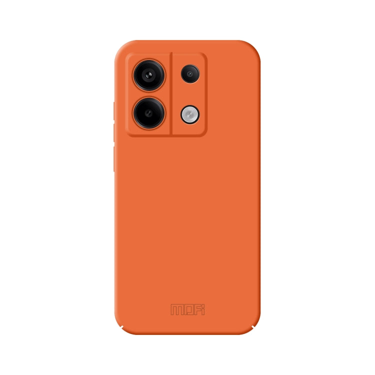 For Xiaomi Redmi Note 13 5G MOFI Qin Series Skin Feel All-inclusive PC Phone Case(Orange) - free shipping - PMC TechLife - Order now!