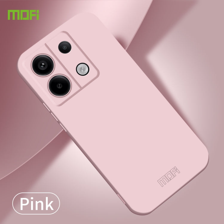 For Xiaomi Redmi Note 13 5G MOFI Qin Series Skin Feel All-inclusive PC Phone Case(Pink) - Xiaomi Cases by MOFI | Online Shopping South Africa | PMC TechLife | Buy Now Pay Later Mobicred