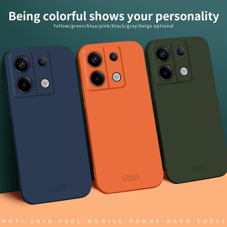 For Xiaomi Redmi Note 13 Pro MOFI Qin Series Skin Feel All-inclusive PC Phone Case(Beige) - Note 13 Pro Cases by MOFI | Online Shopping South Africa | PMC TechLife
