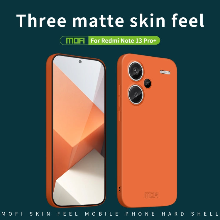 For Xiaomi Redmi Note 13 Pro+ MOFI Qin Series Skin Feel All-inclusive PC Phone Case(Orange) - Note 13 Pro+ Cases by MOFI | Online Shopping South Africa | PMC TechLife