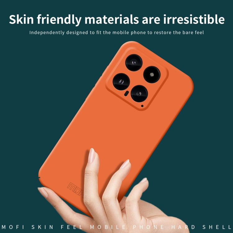 For Xiaomi 14 MOFI Qin Series Skin Feel All-inclusive PC Phone Case(Black) - 14 Cases by MOFI | Online Shopping South Africa | PMC TechLife