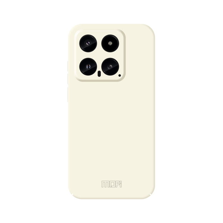 For Xiaomi 14 MOFI Qin Series Skin Feel All-inclusive PC Phone Case(Beige) - 14 Cases by MOFI | Online Shopping South Africa | PMC TechLife