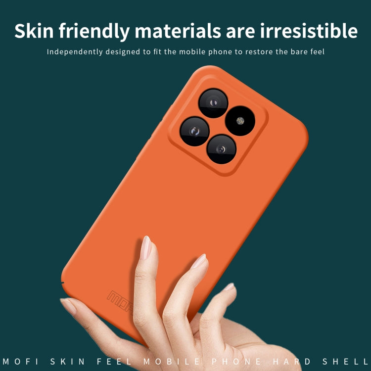 For Xiaomi 14 Pro MOFI Qin Series Skin Feel All-inclusive PC Phone Case(Blue) - 14 Pro Cases by MOFI | Online Shopping South Africa | PMC TechLife