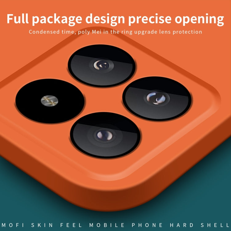 For Xiaomi 14 Pro MOFI Qin Series Skin Feel All-inclusive PC Phone Case(Gray) - 14 Pro Cases by MOFI | Online Shopping South Africa | PMC TechLife | Buy Now Pay Later Mobicred
