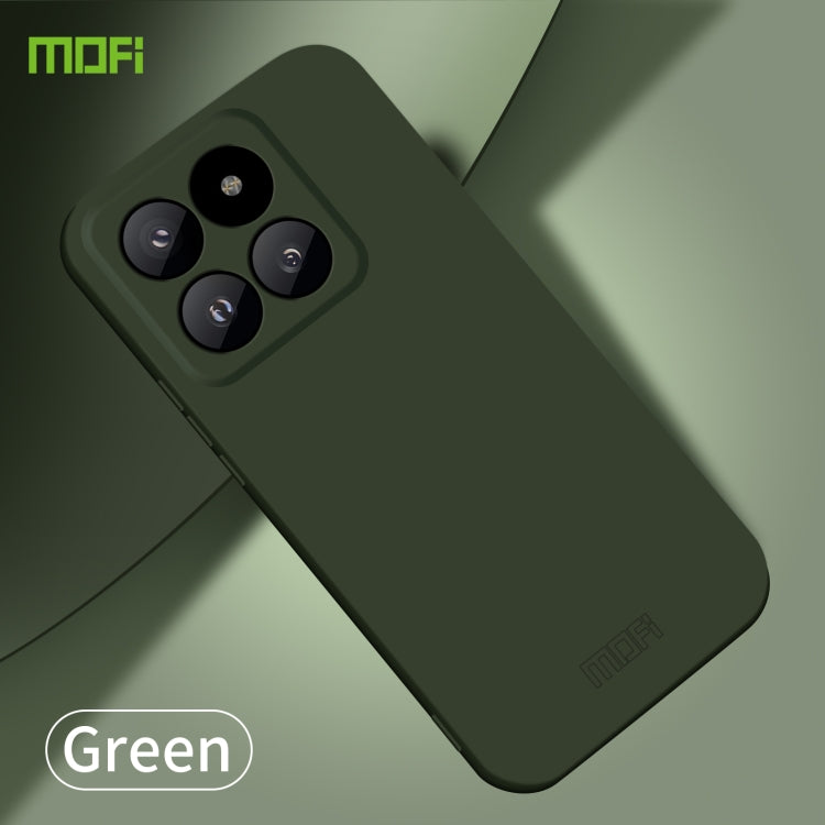For Xiaomi 14 Pro MOFI Qin Series Skin Feel All-inclusive PC Phone Case(Green) - 14 Pro Cases by MOFI | Online Shopping South Africa | PMC TechLife