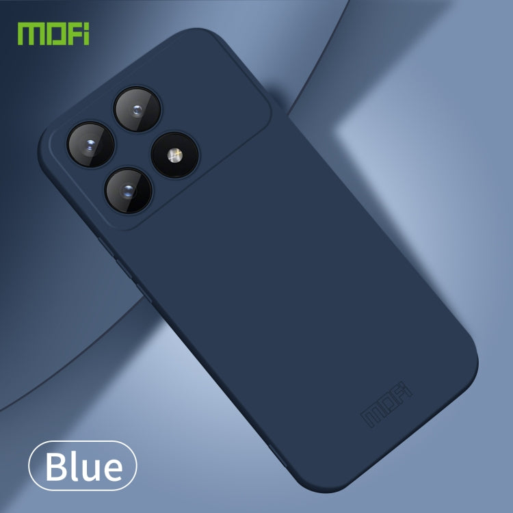 For Xiaomi Redmi K70E MOFI Qin Series Skin Feel All-inclusive PC Phone Case(Blue) - K70E Cases by MOFI | Online Shopping South Africa | PMC TechLife | Buy Now Pay Later Mobicred