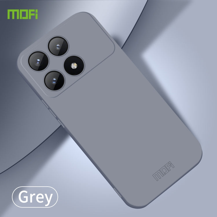 For Xiaomi Redmi K70E MOFI Qin Series Skin Feel All-inclusive PC Phone Case(Gray) - Xiaomi Cases by MOFI | Online Shopping South Africa | PMC TechLife | Buy Now Pay Later Mobicred