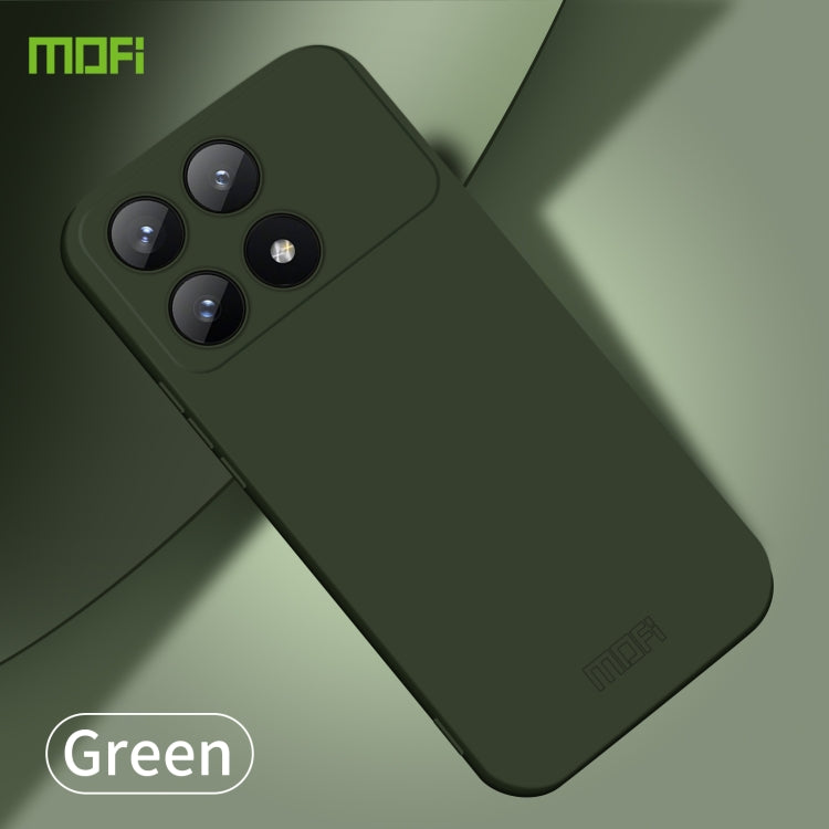 For Xiaomi Redmi K70E MOFI Qin Series Skin Feel All-inclusive PC Phone Case(Green) - free shipping - PMC TechLife - Order now!