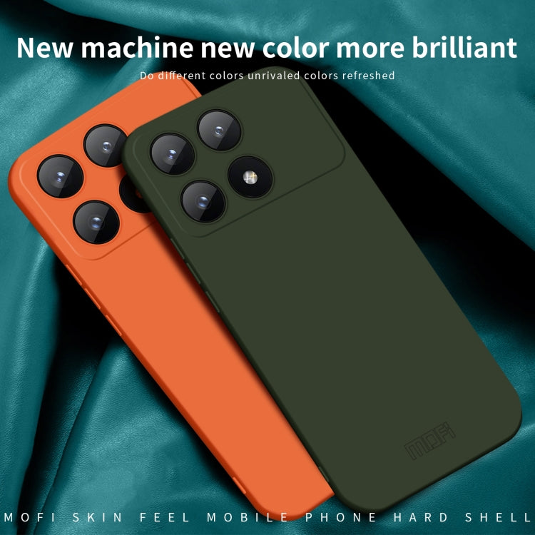 For Xiaomi Redmi K70E MOFI Qin Series Skin Feel All-inclusive PC Phone Case(Beige) - K70E Cases by MOFI | Online Shopping South Africa | PMC TechLife