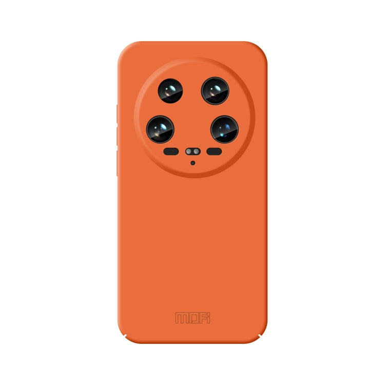 For Xiaomi 14 Ultra MOFI Qin Series Skin Feel All-inclusive PC Phone Case(Orange) - 14 Ultra Cases by MOFI | Online Shopping South Africa | PMC TechLife | Buy Now Pay Later Mobicred