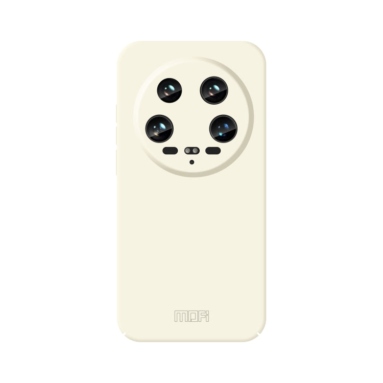 For Xiaomi 14 Ultra MOFI Qin Series Skin Feel All-inclusive PC Phone Case(Beige) - free shipping - PMC TechLife - Order now!