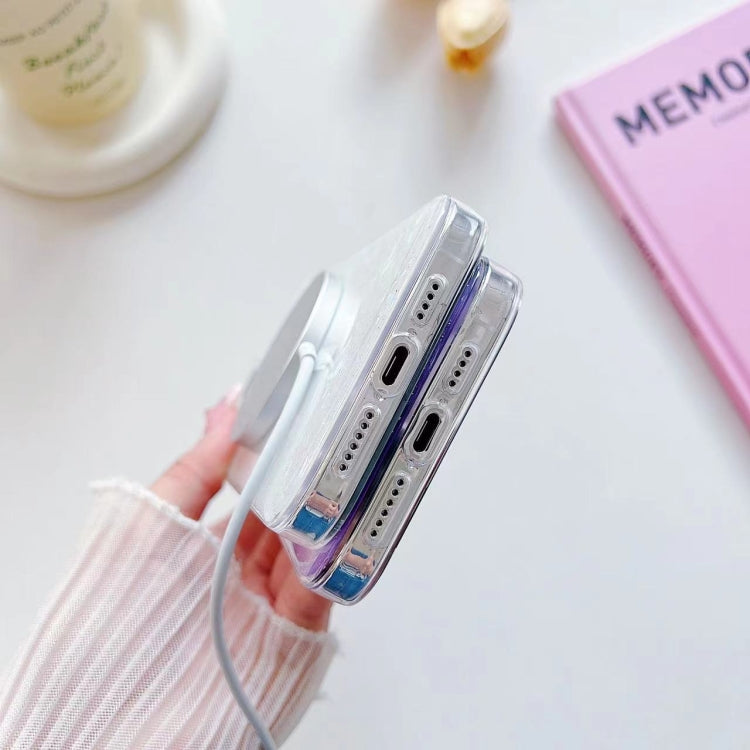 For iPhone 14 Pro Shell Texture MagSafe TPU Phone Case(Dazzling) - iPhone 14 Pro Cases by PMC TechLife | Online Shopping South Africa | PMC TechLife