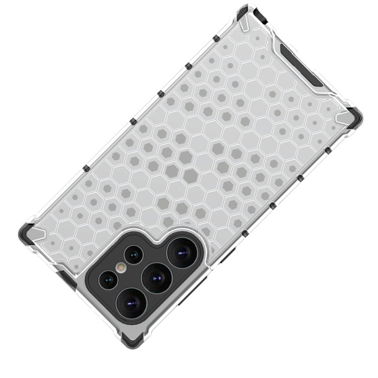 For Samsung Galaxy S24 Ultra 5G Shockproof Honeycomb Phone Case(White) - Galaxy S24 Ultra 5G Cases by PMC TechLife | Online Shopping South Africa | PMC TechLife