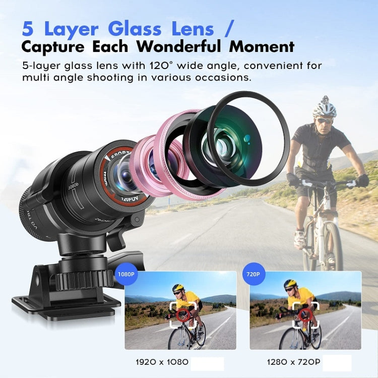 H42A Outdoor Activities HD Sports Action Camera Bicycle Motorbike Helmet Camera Camcorder - Sports Camera by PMC TechLife | Online Shopping South Africa | PMC TechLife | Buy Now Pay Later Mobicred