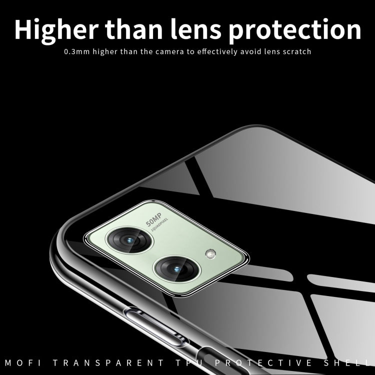 For Motorola Moto G84 MOFI Ming Series Ultra-thin TPU Phone Case(Transparent) - Motorola Cases by MOFI | Online Shopping South Africa | PMC TechLife