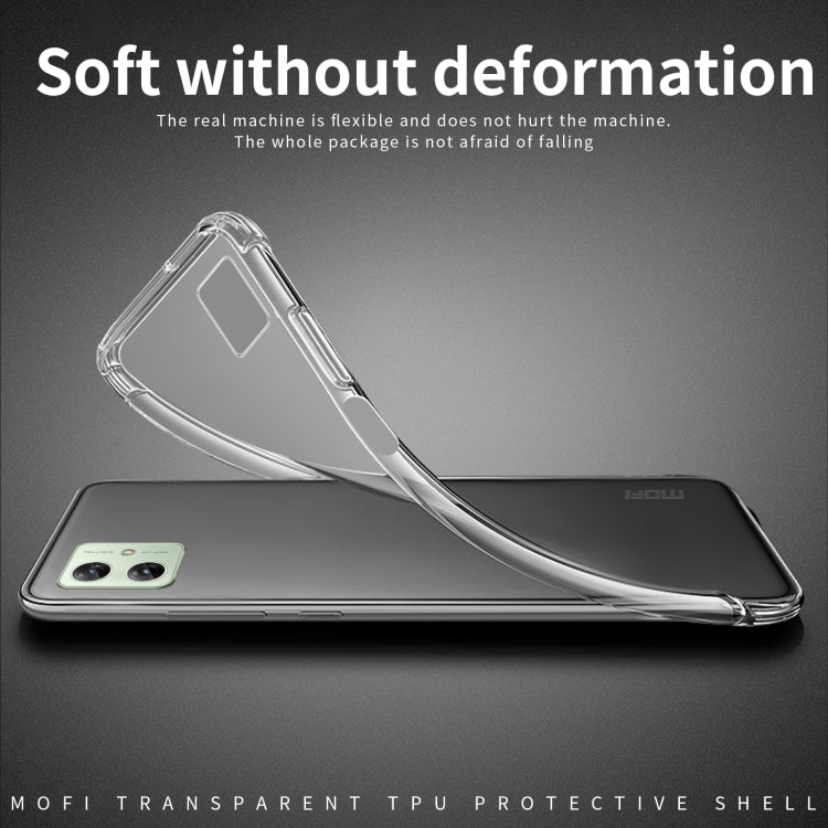 For Motorola Moto G54 MOFI Ming Series Ultra-thin TPU Phone Case(Transparent) - Motorola Cases by MOFI | Online Shopping South Africa | PMC TechLife