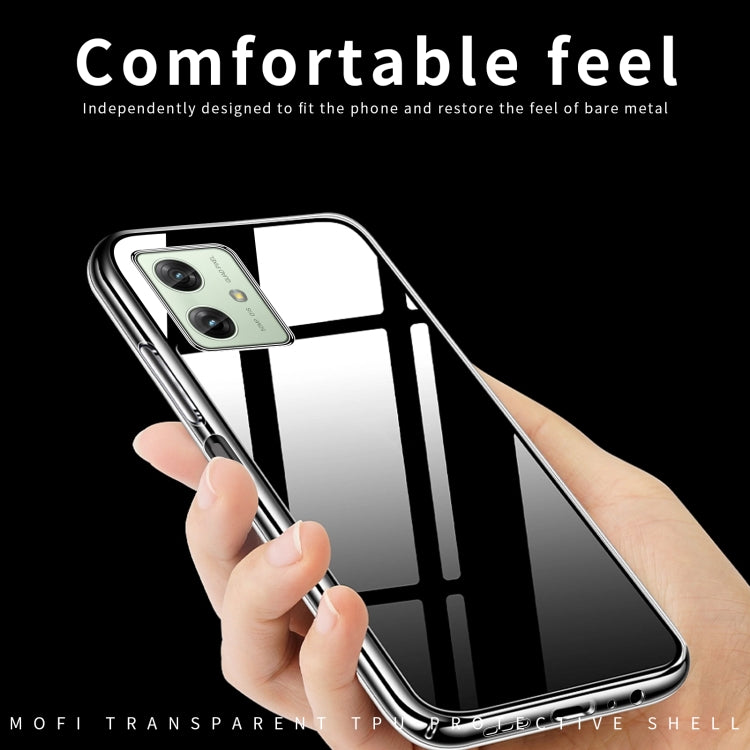 For Motorola Moto G54 MOFI Ming Series Ultra-thin TPU Phone Case(Transparent) - Motorola Cases by MOFI | Online Shopping South Africa | PMC TechLife