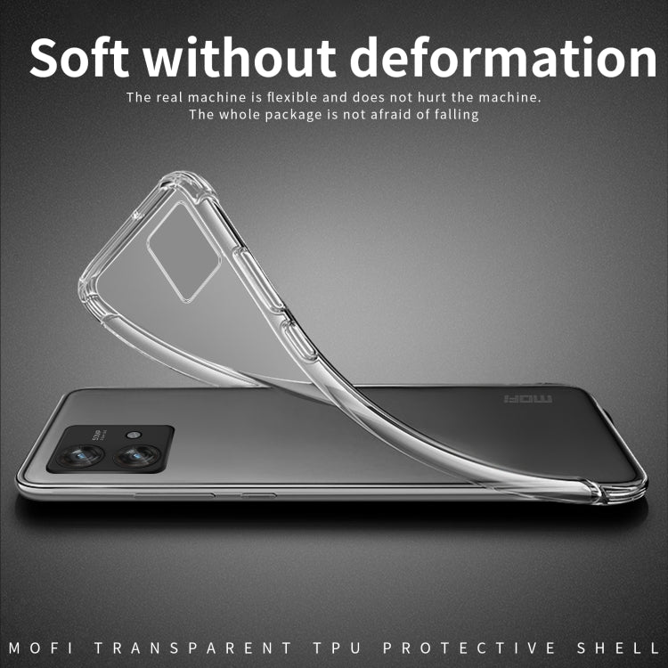For Motorola Edge 40 Neo MOFI Ming Series Ultra-thin TPU Phone Case(Transparent) - free shipping - PMC TechLife - Order now!