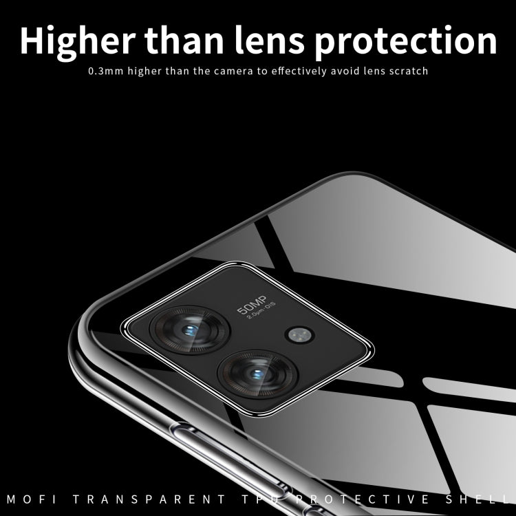 For Motorola Edge 40 5G MOFI Ming Series Ultra-thin TPU Phone Case(Transparent) - Motorola Cases by MOFI | Online Shopping South Africa | PMC TechLife