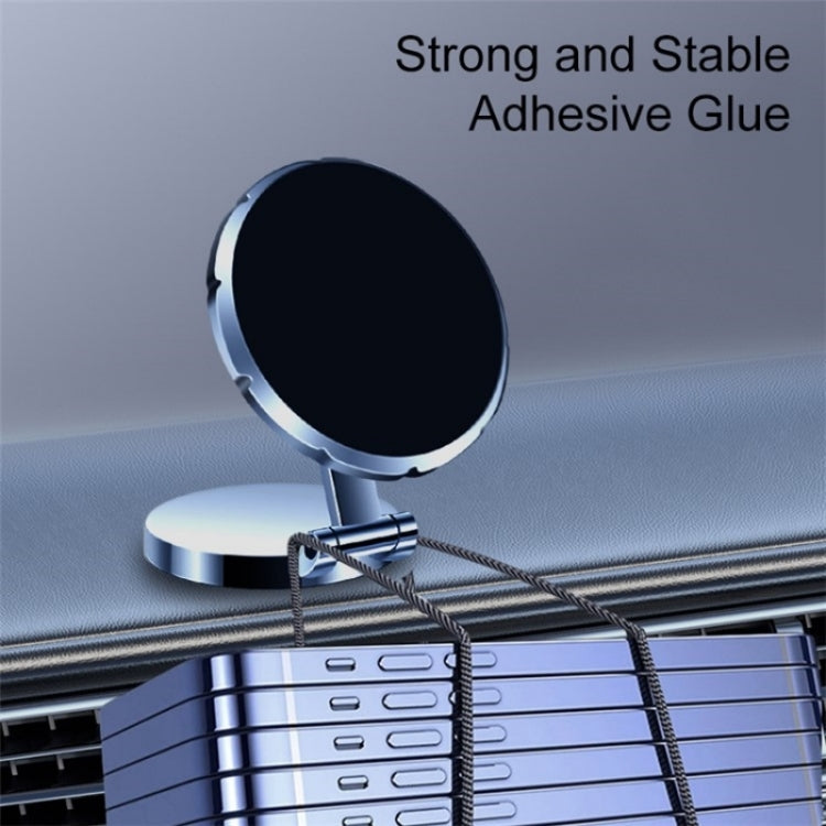 G158 360-Degree Rotating Metal Phone Stand Dashboard Folding Magnetic Car Mount(Gray) - Car Holders by PMC TechLife | Online Shopping South Africa | PMC TechLife | Buy Now Pay Later Mobicred