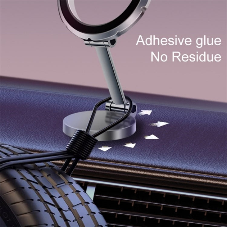 G118 1080-Degree Rotating Folding Magnetic Phone Holder Dashboard Suction Cup Car Mount(Grey) - Universal Car Holders by PMC TechLife | Online Shopping South Africa | PMC TechLife | Buy Now Pay Later Mobicred