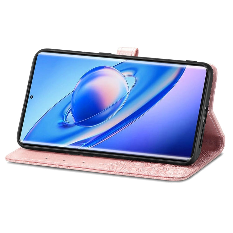 For Blackview A200 Pro Mandala Flower Embossed Leather Phone Case(Rose Gold) - More Brand by PMC TechLife | Online Shopping South Africa | PMC TechLife