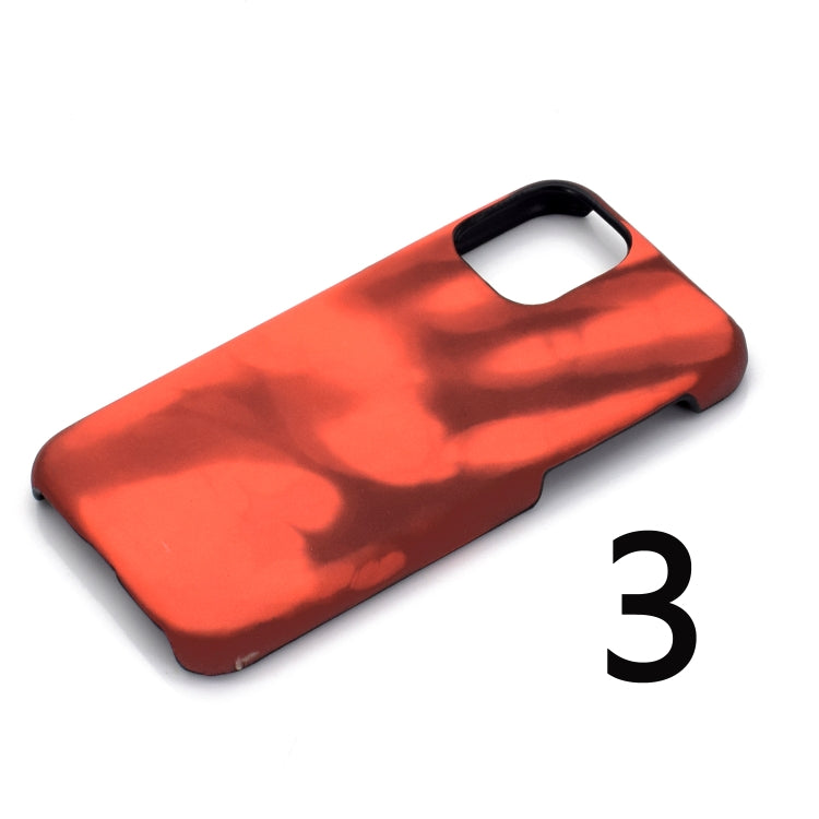 For iPhone 15 Pro Thermal Sensor Discoloration Silicone Phone Case(Black Red) - iPhone 15 Pro Cases by PMC TechLife | Online Shopping South Africa | PMC TechLife