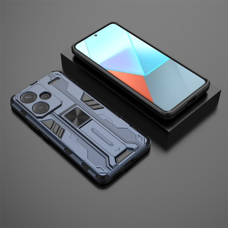 For Redmi Note 13 Pro+ Supersonic Armor PC Hybrid TPU Phone Case(Blue) - free shipping - PMC TechLife - Order now!