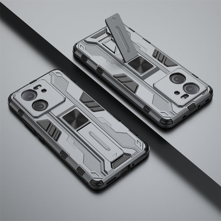 For Xiaomi 13T Supersonic Armor PC Hybrid TPU Phone Case(Grey) - free shipping - PMC TechLife - Order now!