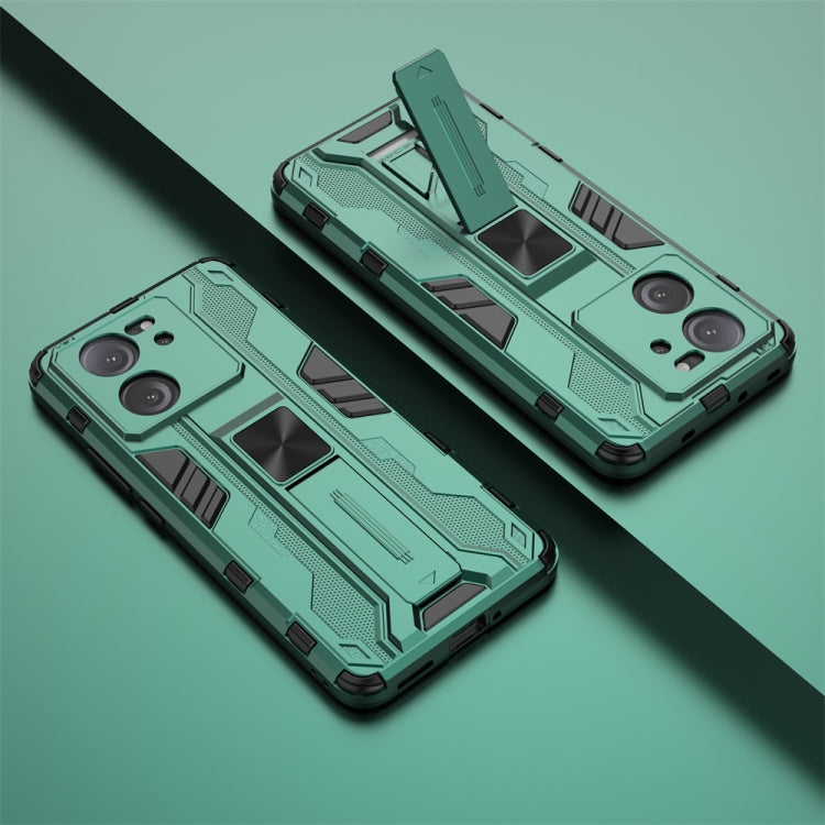 For Xiaomi 13T Pro Supersonic Armor PC Hybrid TPU Phone Case(Green) - Xiaomi Cases by PMC TechLife | Online Shopping South Africa | PMC TechLife | Buy Now Pay Later Mobicred