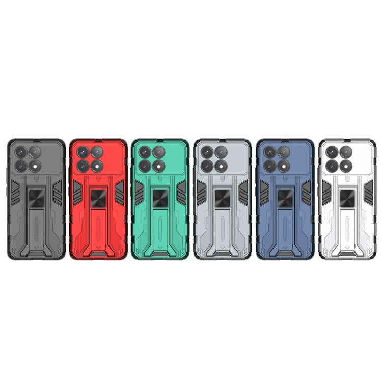 For Redmi K70 Supersonic Armor PC Hybrid TPU Phone Case(Red) - Xiaomi Cases by PMC TechLife | Online Shopping South Africa | PMC TechLife | Buy Now Pay Later Mobicred