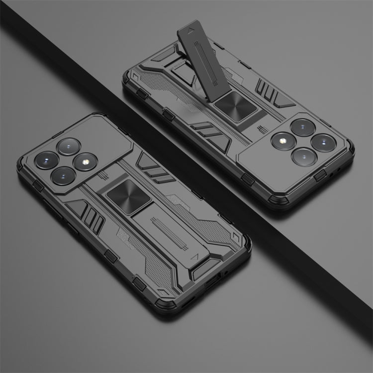 For Redmi K70 Pro Supersonic Armor PC Hybrid TPU Phone Case(Black) - K70 Pro Cases by PMC TechLife | Online Shopping South Africa | PMC TechLife | Buy Now Pay Later Mobicred