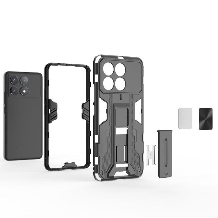 For Redmi K70 Pro Supersonic Armor PC Hybrid TPU Phone Case(Black) - K70 Pro Cases by PMC TechLife | Online Shopping South Africa | PMC TechLife | Buy Now Pay Later Mobicred