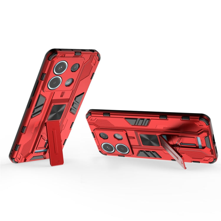 For Xiaomi Poco X6 Supersonic Armor PC Hybrid TPU Phone Case(Red) - Xiaomi Cases by PMC TechLife | Online Shopping South Africa | PMC TechLife | Buy Now Pay Later Mobicred