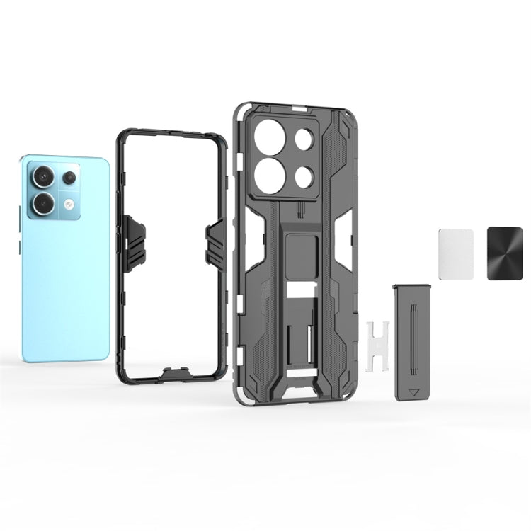 For Xiaomi Poco X6 Supersonic Armor PC Hybrid TPU Phone Case(Red) - Xiaomi Cases by PMC TechLife | Online Shopping South Africa | PMC TechLife | Buy Now Pay Later Mobicred