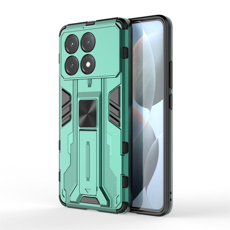 For Xiaomi Poco X6 Pro Supersonic Armor PC Hybrid TPU Phone Case(Green) - Xiaomi Cases by PMC TechLife | Online Shopping South Africa | PMC TechLife | Buy Now Pay Later Mobicred