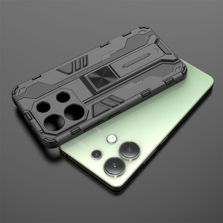 For Redmi Note 13 4G Supersonic Armor PC Hybrid TPU Phone Case(Red) - Note 13 Cases by PMC TechLife | Online Shopping South Africa | PMC TechLife | Buy Now Pay Later Mobicred